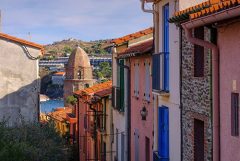 collioure village maisons catalogne